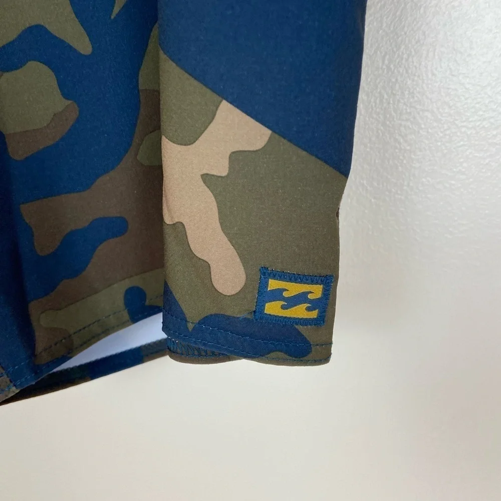 Billabong T Street Airlite Stretch Boardshort Baggies Camo Swim Beach Summer 36